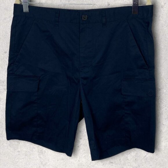 NEW Selected Homme Blue Cargo Shorts Size Medium Molke Sky Captain Summer NWOT - Picture 2 of 11
